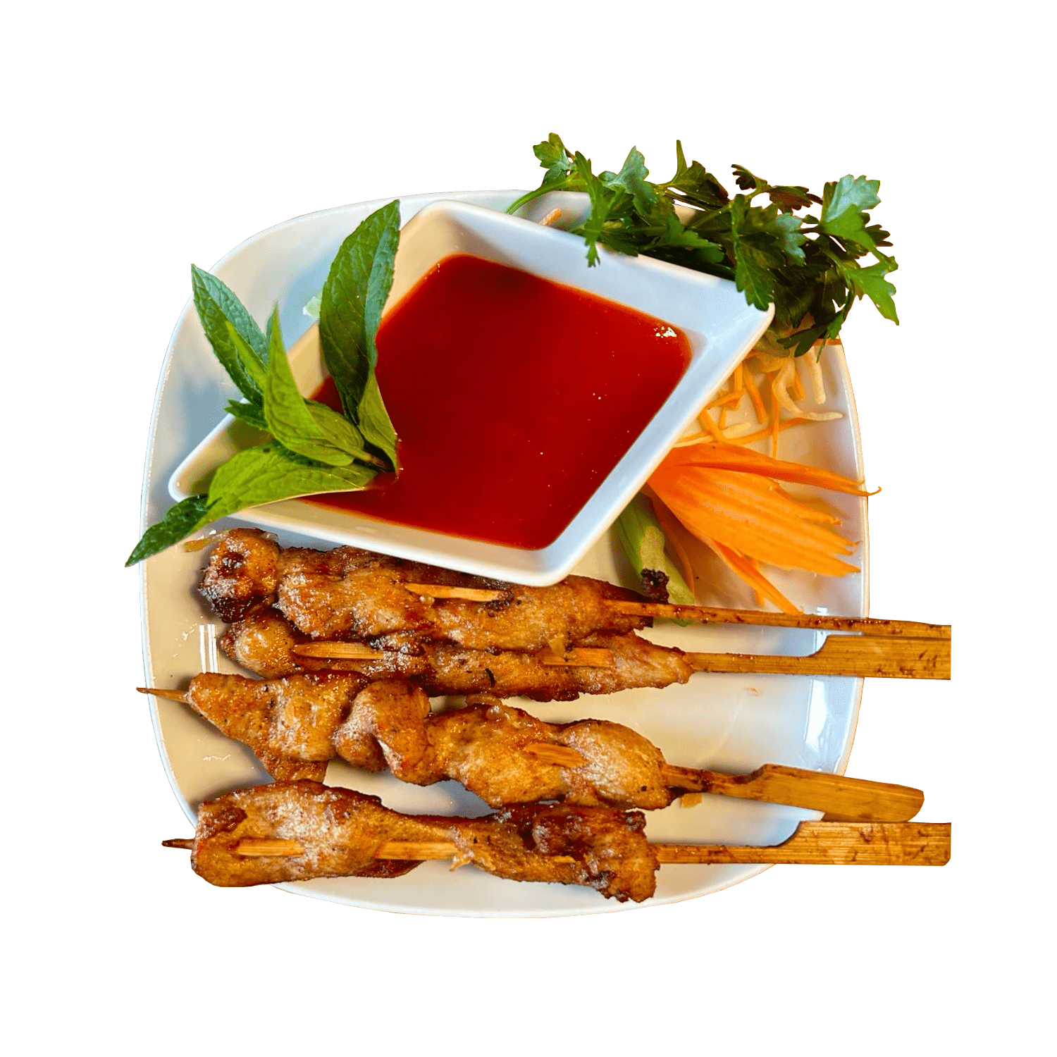 Poulet-Spiessli (4 Stück)